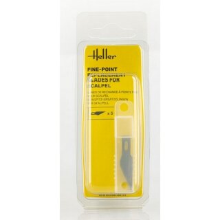 Heller 99008 Fine-point replacement blades for scalpel (5 pieces)