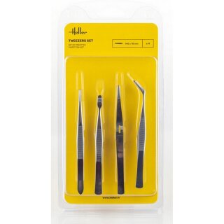 Heller 99023 Pinzetten Set (4Stk)
