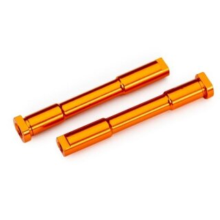 Traxxas 9525-ORNG Bellcrank posts, steering aluminum orange