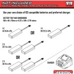 Arrma ARA8611V6T2 NOTORIOUS 6S V6 4X4 BLX Brushless 1:8 Stunt Truck RTR, Blau