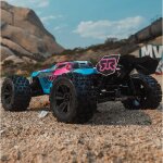 Arrma ARA8608V6T2 KRATON 6S V6 4X4 BLX Brushless 1:8 Speed MT RTR, Blau/Pink
