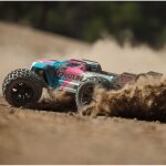 Arrma ARA8608V6T2 KRATON 6S V6 4X4 BLX Brushless 1:8 Speed MT RTR, Blau/Pink