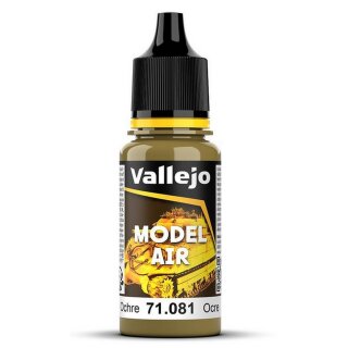 Vallejo 771081 Model Air - Dunkelgelb, 18 ml