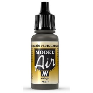 Vallejo 771015 Model Air - Dunkelgrün, RLM 71, 18 ml