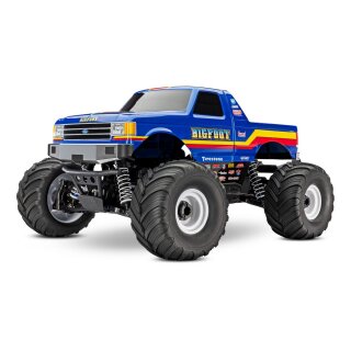 Traxxas 67134-4 Bigfoot 4x4 BL-2S 1:10 Monster-Truck RTR Clipless Blau