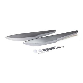 E-flite EFLA5600S Schwimmer Set mit Hardware 39.5-Zoll - silber