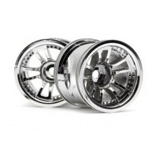 HPI H3052 Split 5 Truck Wheel (Chrome/2Pcs)