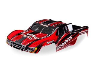 Traxxas TRX7027-RED Karo 1/16 Slash 4X4 rot mit Aufkleber