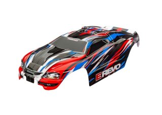 Traxxas TRX7115-RBLU Karo 1/16 E-Revo 4X4 rot/blau