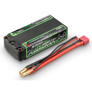 Absima 4150021 Competition Shorty LiPo HV 140C/2S2P HC 5300mAh 5mm