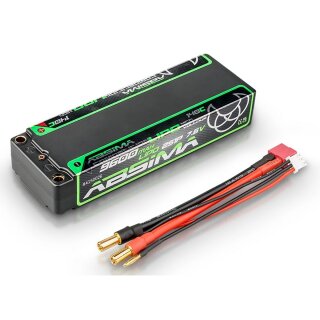 Absima 4150026 Competition LiPo HV 140C/2S1P HC 9600mAh 5mm