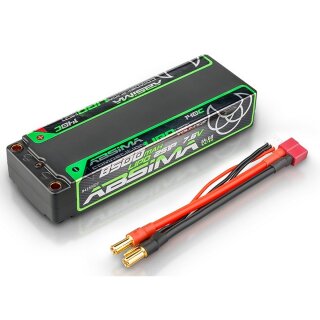 Absima 4150027 Competition LiPo HV 140C/2S1P HC 8500mAh 5mm