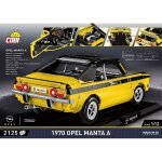 COBI 24338 Opel Manta A 1970 - Executive Edition - 1:12 Blockmodell - 2125 Bausteine - 37x15,5x12cm