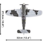 COBI 5741 Focke-Wulf FW 190-A3 1:32 Blockmodell - 382 Bausteine - 27,5x12x32cm