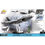COBI 5855 Lockheed F-22 Raptor 1:48 Blockmodell - 695 Bausteine - 39,5x11,5x28cm