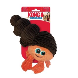 KONG CuteSeas Rufflez Hermit Crab S/M - Einsiedlerkrebs - Hundespielzeug