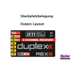Jeti Model 80001237 DUPLEX 2.4EX Empfänger REX 6