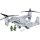 COBI 5836 Bell-Boeing V-22 Osprey 1:48 Blockmodell - 1090 Bausteine - 39x50x15cm