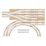 NOCH 53803 Easy-Track Trasse gerade 172mm Spur H0