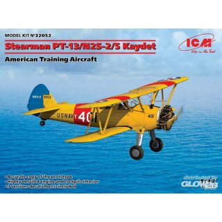 ICM 32052 Stearman PT-13/N2S-2/5 Kaydet, American Training Aircraft in 1:32