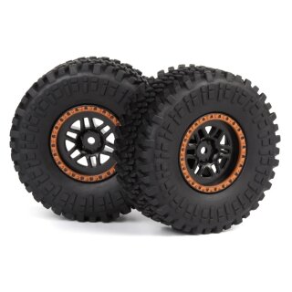 Maverick MV150737 Assembled Wheel & Tyre (Orange/2pcs)