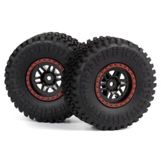 Maverick MV150738 Assembled Wheel & Tyre (Red/2pcs)