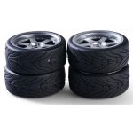 Carson 900192 1:10 Räderset 6 Sp.-Design (4) silber 500900192