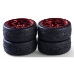 Carson 900193 1:10 Räderset Y-Design3 (4) rot 500900193