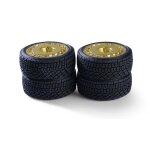 Carson 900198 1:10 Räderset Rally Design2 (4) gold 500900198