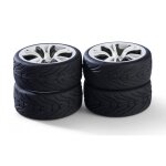 Carson 900183 1:10 Räderset M-Design (4) weis/schwarz 500900183