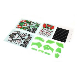LOSI LOS260002 Green Plastics with Wraps: Promoto-MX