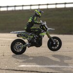 Losi LOS-2272 Promoto-SM 1/4 Supermoto Motorcycle RTR Weiß