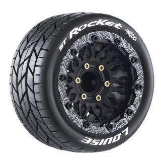 LOUISE LOUT3311SX ST-ROCKET MFT 1:10 soft BL-Felge schwarz (2) Hex 12mm,14,17mm