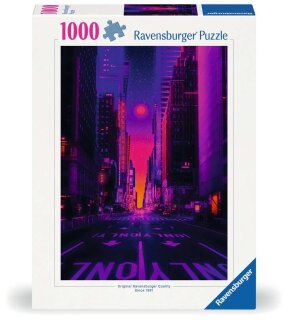 Ravensburger 01436 New York in Neon Puzzle Teileanzahl 1000