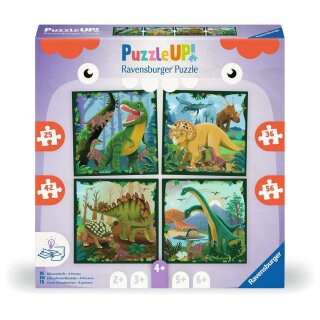 Ravensburger 04003 Puzzle UP! Dinosaurier Teileanzahl 25, 36, 42, 56