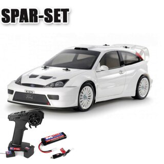 Tamiya 47495 1:10 RC Ford Focus RS Custom TT-02 300047495 - R/C Komplettset