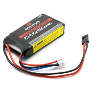 Spektrum SPMB900LFRX 6.6V 900mAh 2S LiFe Receiver Battery: Universal Receiver