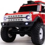 Axial AXI00006V2T6 1:24 SCX24 Ford Bronco 4X4 RTR Brushed Rock Crawler Akku/Lader, Rot