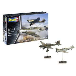 Revell 03770 1:144 Messerschmitt Bf109E & Junkers Ju87B Stuka