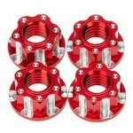 H-Speed HSPX082 Alu M4 Radmutter gezahnt rot