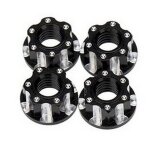 H-Speed HSPX084 Alu M4 Radmutter gezahnt schwarz