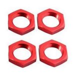 H-Speed HSPX086 Alu 17mm Radmutter gezahnt rot