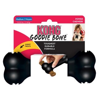 KONG Goodie-Knochen Extreme Hundespielzeug aus Naturkautschuk Größe M