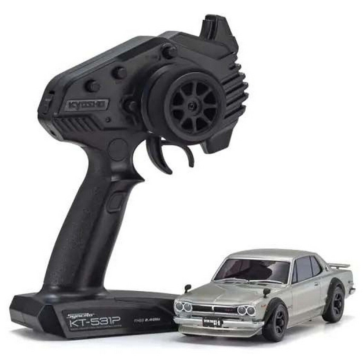 Kyosho K.32359S Mini-Z MR04 RWD Skyline 2000GT-R KPGC10 Silver (N