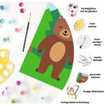 Ravensburger 23987 Kleiner Bär Malen nach Zahlen Kinder