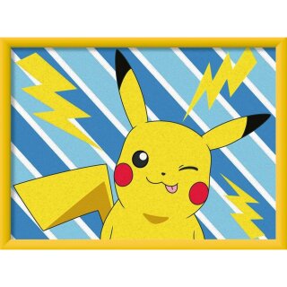 Ravensburger 25557 Freches Pikachu Malen nach Zahlen Kinder