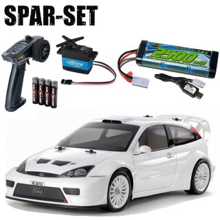 Tamiya 58724 RC Ford Focus RS Custom TT-02 1:10 - Elektro Starter Set