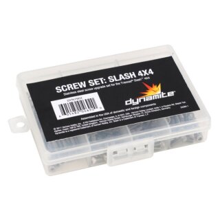 Dynamite DYN7902 Stainless Steel Screw Set: Slash 4X4