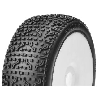 Captic Racing CT-15004-3-W S-CODE 1:8 Buggy Reifen Compound (Soft) 1 Paar Weiß