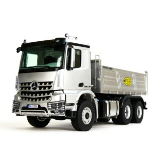 FM-Electrics FM_EMBA6x6K 6x6 Metall LKW Kipper MB Arocs elektrisch 1:14 silber